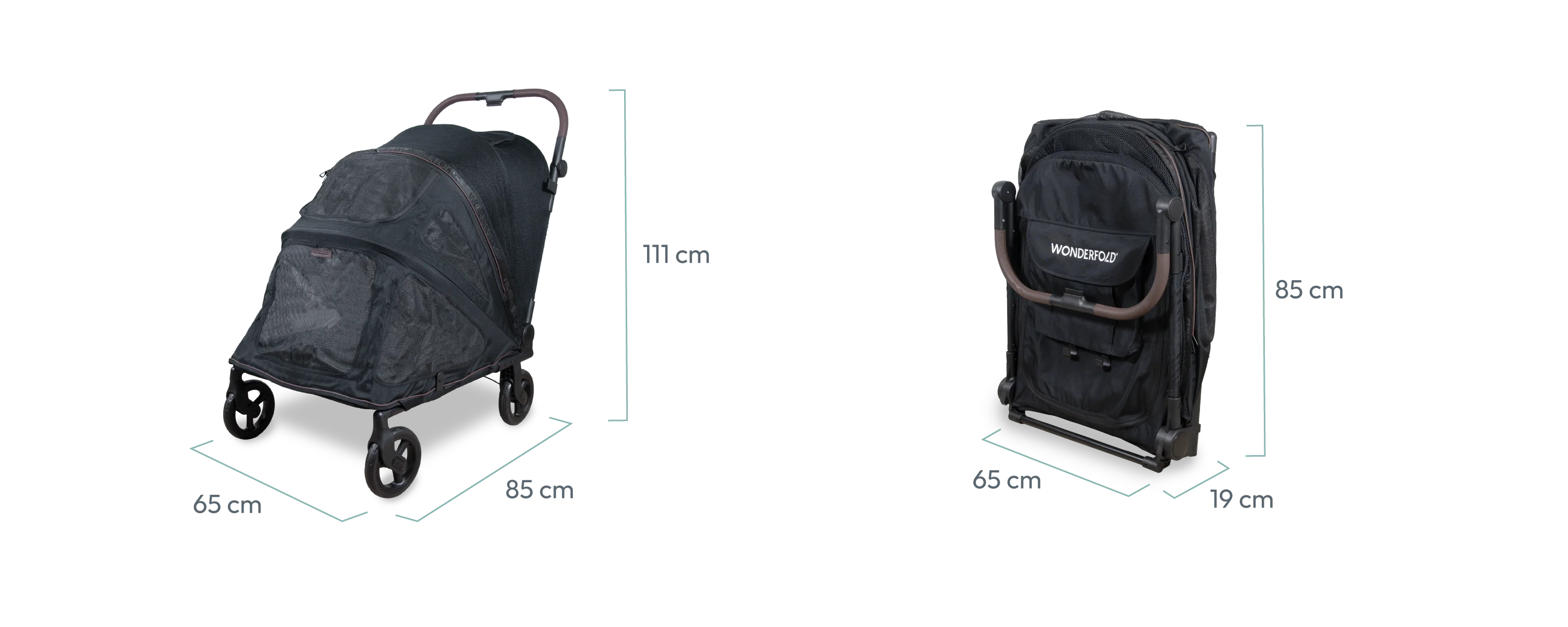 Hudson Pet Stroller - with FlatFold™ Technology - Image 11