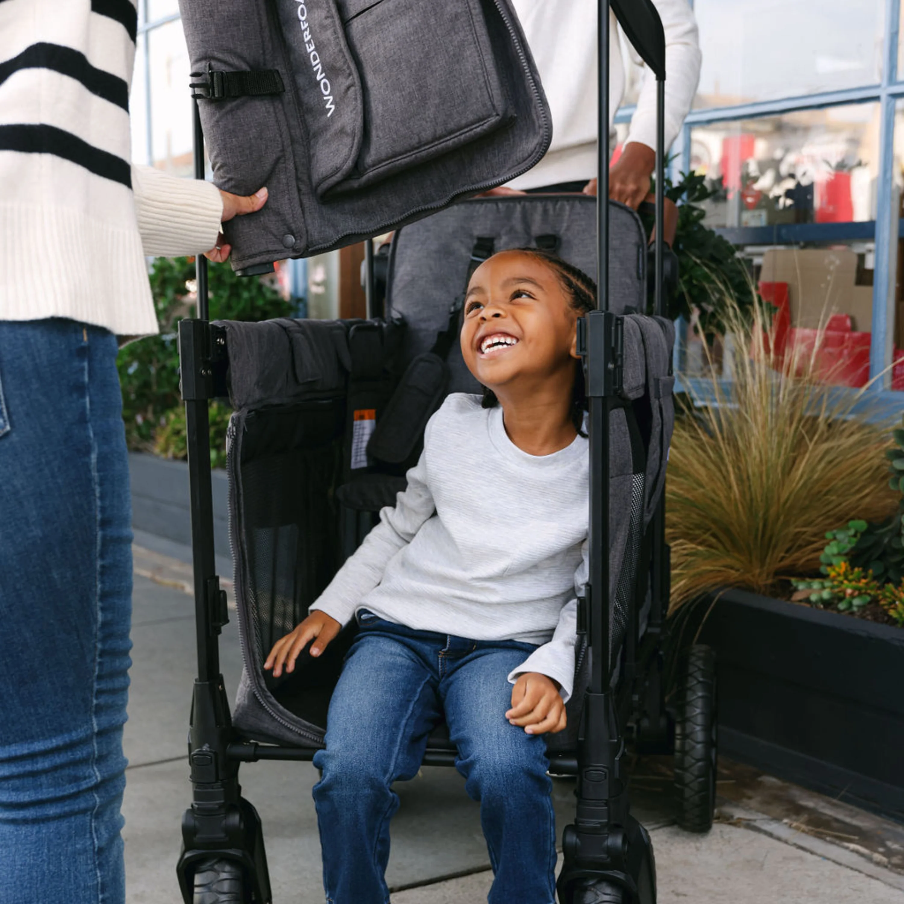 W2 Luxe Pro Double Stroller Wagon - Image 3